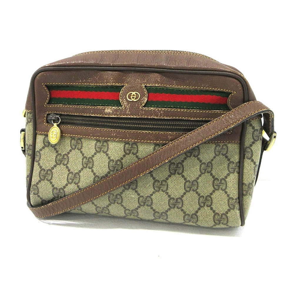 Gucci GG Supreme Shoulder Bag Beige Cream